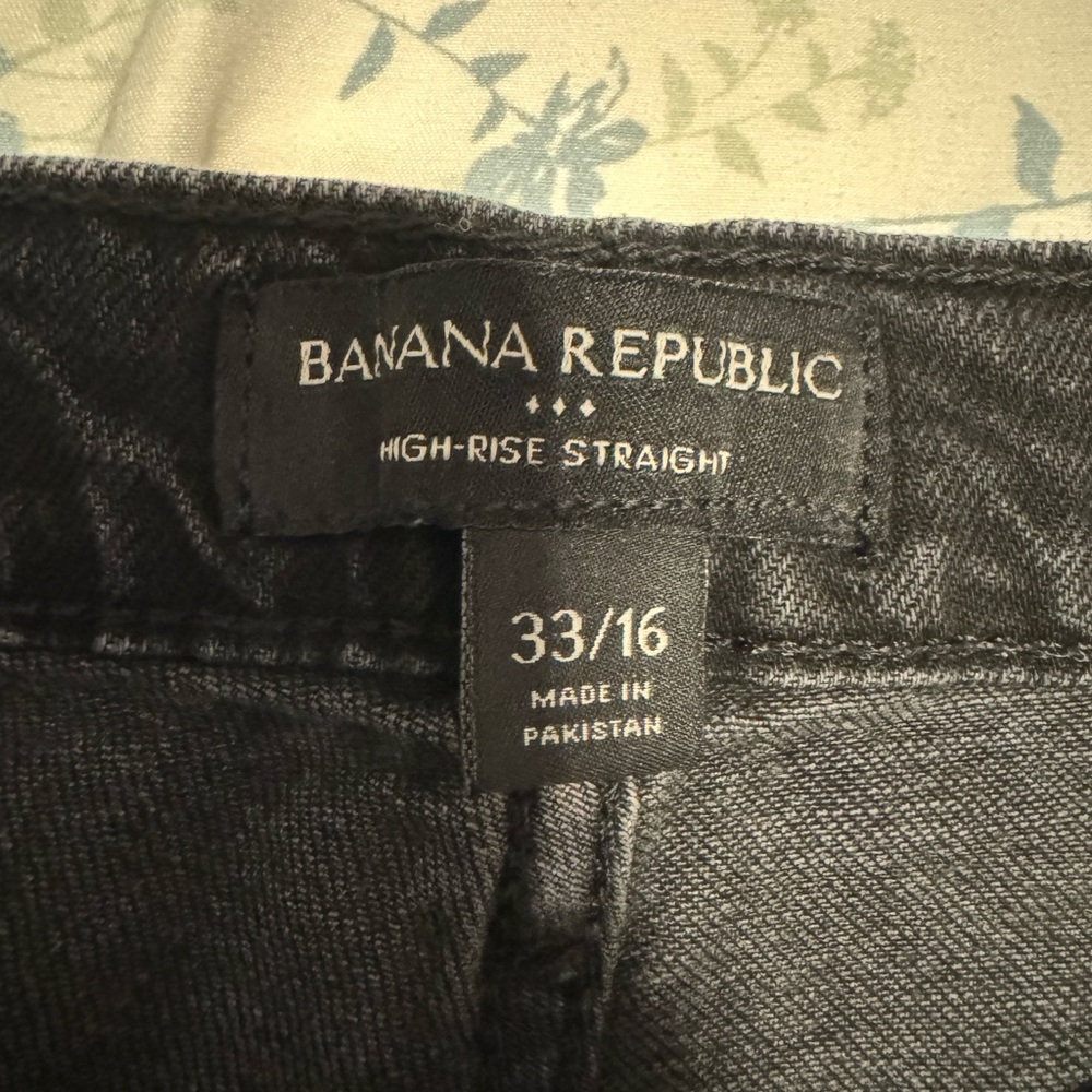 Banana Republic wide straight leg jeans